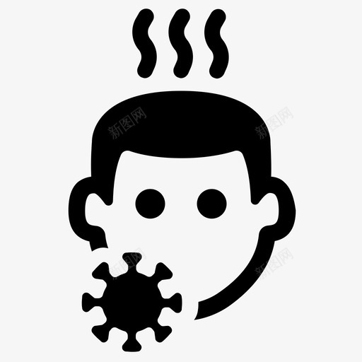 发烧冠状病毒感染svg_新图网 https://ixintu.com 生病 发烧 冠状 病毒 感染