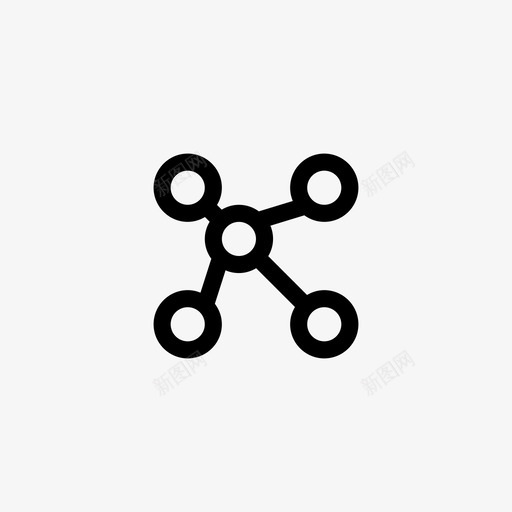 晶体原子连接svg_新图网 https://ixintu.com 晶体 原子 连接 分子 科学 科技 像素 线条
