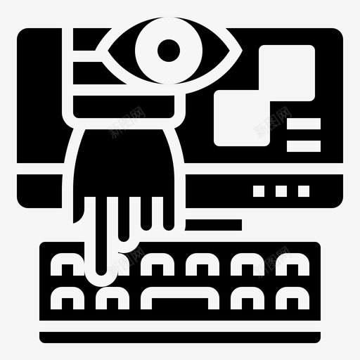 间谍软件电脑黑客svg_新图网 https://ixintu.com 间谍软件 电脑 黑客 渗透 软件 网络 抢劫 雕文