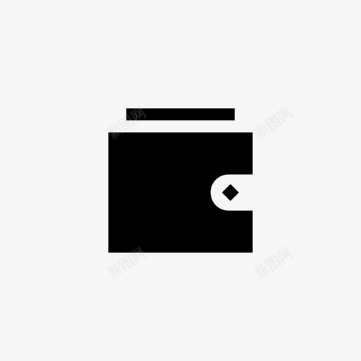 钱包现金钱svg_新图网 https://ixintu.com 钱包 现金 金钱 储蓄 储蓄金 金融 线条 符号