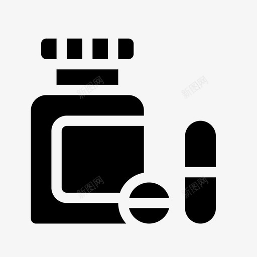 药丸药品保健品svg_新图网 https://ixintu.com 药品 药丸 保健品 药房 宠物食品