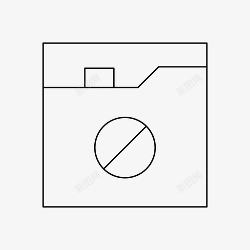 阻止存档文档svg_新图网 https://ixintu.com 阻止 存档 文档 文件夹 禁止 安全 基本 图标 细线