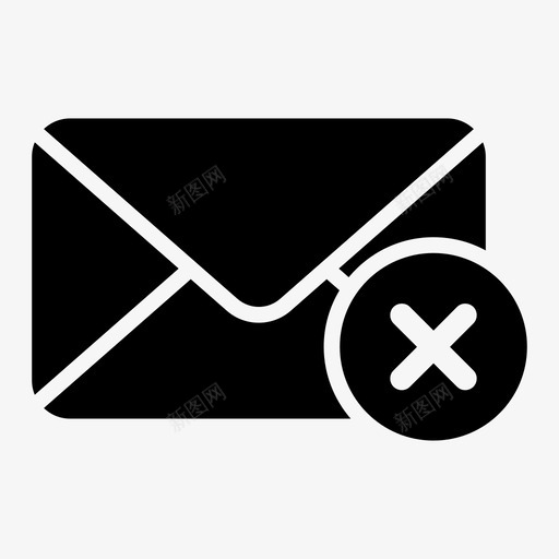 电子邮件错误删除电子邮件拒绝邮件svg_新图网 https://ixintu.com 电子邮件 邮件 错误 拒绝 删除 垃圾 人工智能 实心 图标