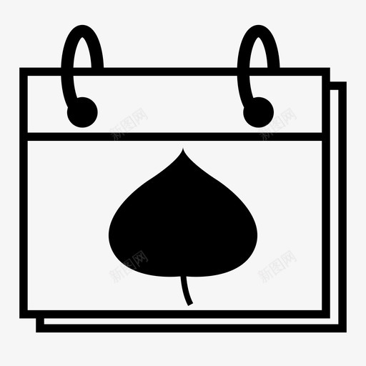 秋天白杨树叶svg_新图网 https://ixintu.com 秋天 白杨 树叶 季节