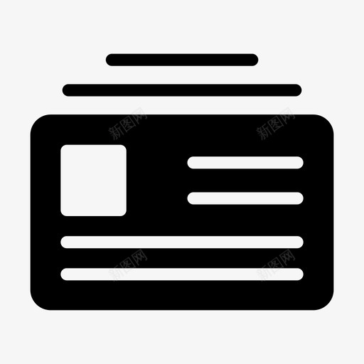 卡片文档idsvg_新图网 https://ixintu.com 卡片 文档 标识 识图 场景 线条 图示