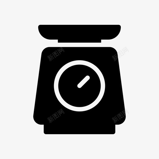 称重机厨房用品量具svg_新图网 https://ixintu.com 重机 厨房用品 量具 仪表