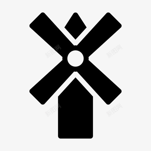 涡轮生态能源svg_新图网 https://ixintu.com 涡轮 生态 能源 电力 风力 风车 农业 园艺 线雕文