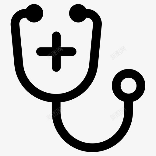 医生体检健康svg_新图网 https://ixintu.com 医生 体检 健康保健 听诊器