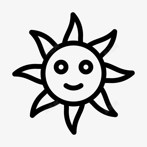 太阳炎热阳光svg_新图网 https://ixintu.com 太阳 炎热 阳光 夏天 天气 沉没 雕文