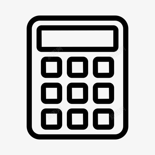 计算器估计器数学家工具svg_新图网 https://ixintu.com 计算器 估计 数学家 工具 数字 处理器 银行 金融 图标 集合