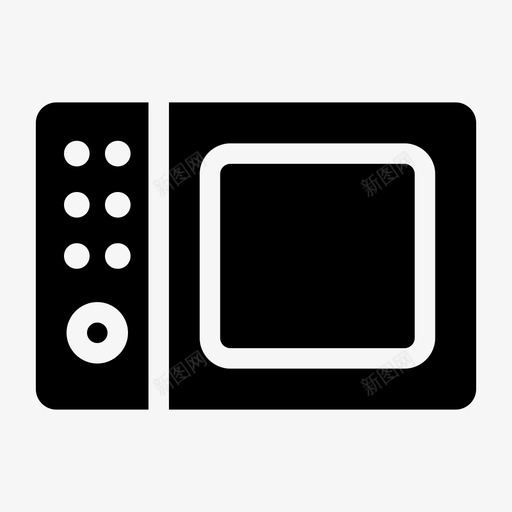 微波炉电子器件电子svg_新图网 https://ixintu.com 微波炉 电子器件 电子 科技 取暖 联网