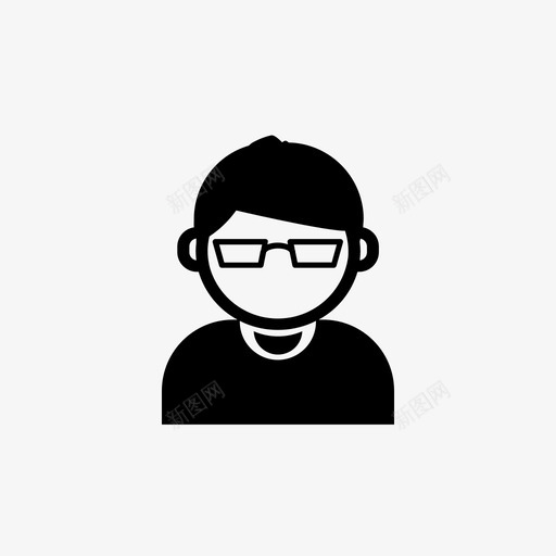 书呆子玻璃互联网svg_新图网 https://ixintu.com 书呆子 玻璃 互联网 程序员 体验