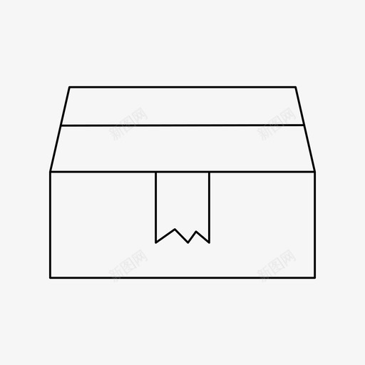板条箱盒子包装svg_新图网 https://ixintu.com 板条 盒子 包装 运输 储存 细线