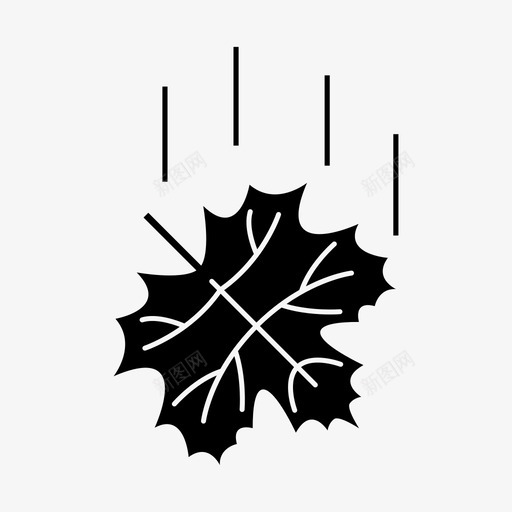秋叶秋天树叶svg_新图网 https://ixintu.com 秋叶 秋天 树叶 季节