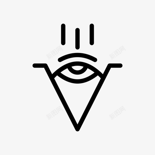 眼睛视力镜片svg_新图网 https://ixintu.com 眼睛 眼科 视力 镜片 视野 健康 线雕文