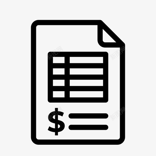 发票票据财务文件svg_新图网 https://ixintu.com 财务 发票 票据 文件 购物 收据 凭证 银行 图标 收集