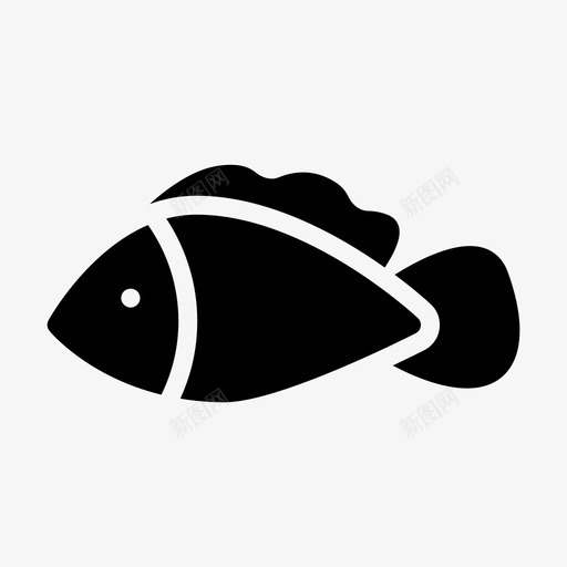 鱼动物海svg_新图网 https://ixintu.com 动物海 海鲜 水水 公园 雕文