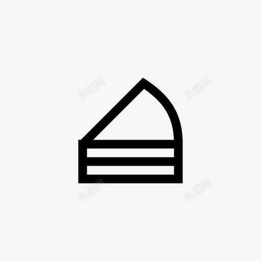 糕点蛋糕美味svg_新图网 https://ixintu.com 糕点 蛋糕 美味 切片 甜点 食品饮料 字形