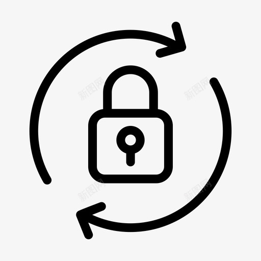 重置密码加密数据恢复密码svg_新图网 https://ixintu.com 密码 重置 加密 数据恢复 更新 同步 用户界面 图标 集合