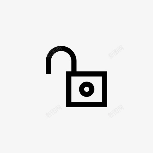 解锁访问开放svg_新图网 https://ixintu.com 解锁 访问 开放 不安全 现代 用户界面 像素 完美 美的 线条 轮廓