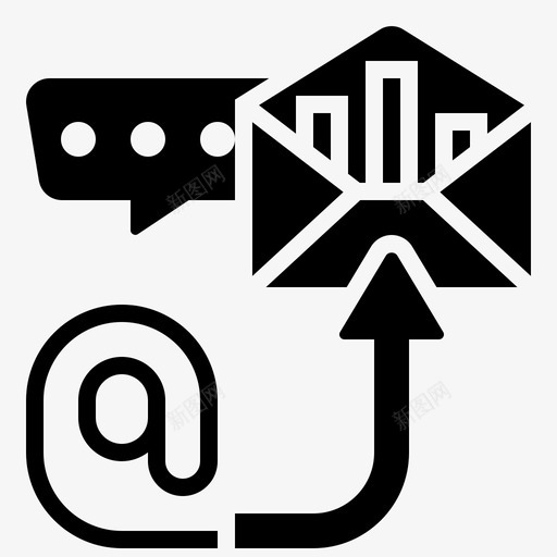 电子邮件营销广告商业svg_新图网 https://ixintu.com 电子邮件 营销 广告 广告商 商业 信件 搜索引擎 优化 字形