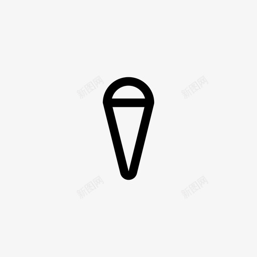冰激凌筒冷好吃svg_新图网 https://ixintu.com 冰激凌 筒冷 好吃 食品饮料 字形