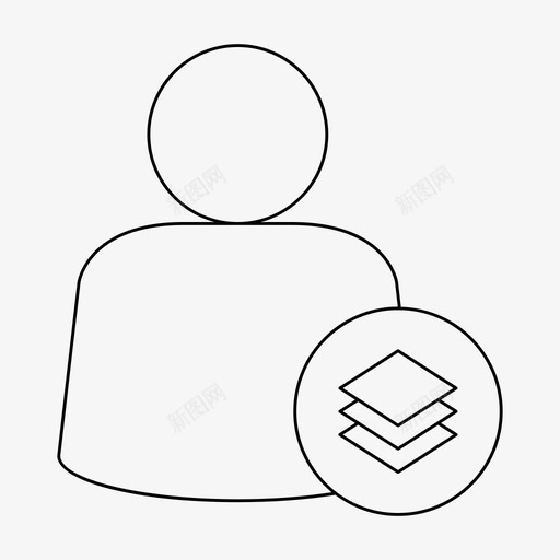 用户化身图层svg_新图网 https://ixintu.com 用户 化身 图层 人物 个人资料