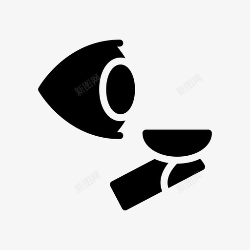 眼睛隐形眼镜镜片svg_新图网 https://ixintu.com 眼睛 眼科学 隐形眼镜 镜片 光学 视网膜 健康 线雕文