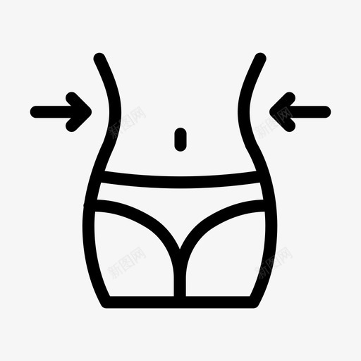 苗条腹部饮食svg_新图网 https://ixintu.com 苗条 腹部 饮食 健身 运动 线条 雕文