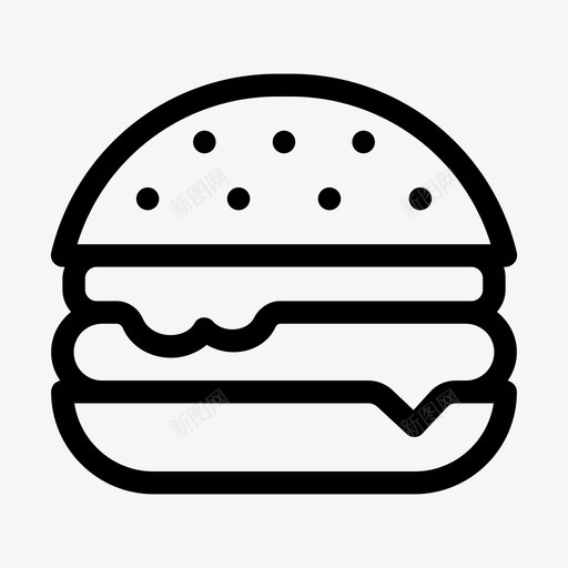 采购产品汉堡包奶酪汉堡包食品svg_新图网 https://ixintu.com 汉堡包 食品 采购 产品 奶酪 餐馆 三明治 酒店 假日