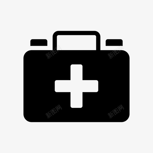 医疗箱援助包svg_新图网 https://ixintu.com 医疗 援助 医疗保健 消防 防线 雕文