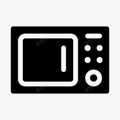 微波炉烹饪厨具svg_新图网 https://ixintu.com 微波炉 烹饪 厨具 工艺 家电