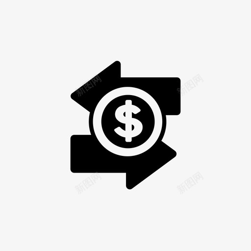 美元箭头现金svg_新图网 https://ixintu.com 美元 箭头 现金 零钱 目标 经验