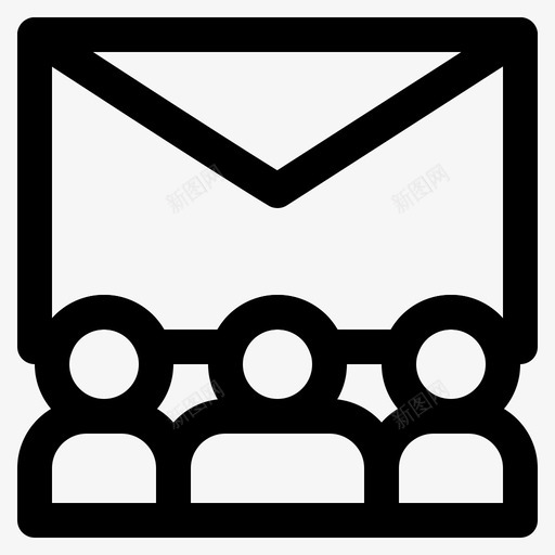 邮件列表联系人电子邮件svg_新图网 https://ixintu.com 邮件列表 联系人 电子邮件 支持 视图