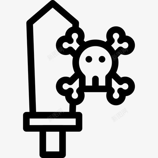 毒剑小心危险svg_新图网 https://ixintu.com 毒剑 小心 危险 有毒 警告 毒线