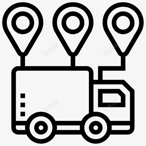 总装运交货地点svg_新图网 https://ixintu.com 总装 装运 交货 地点 卡车 车船 运行