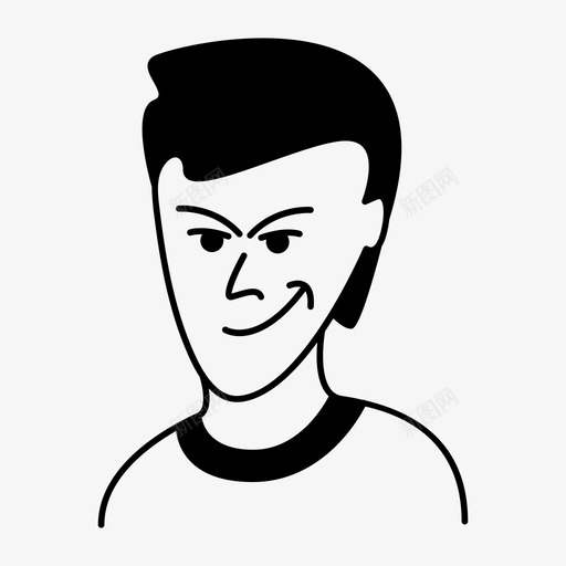 人像头像脸svg_新图网 https://ixintu.com 人像 头像 疯了 人用 用户