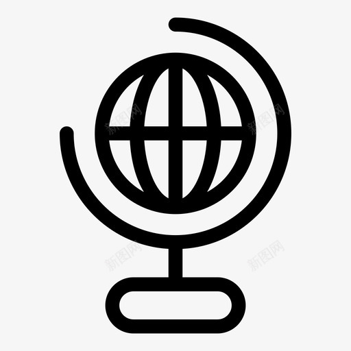 地球仪地球网格地图和位置svg_新图网 https://ixintu.com 地球仪 地球 网格 地图 位置 世界 学校