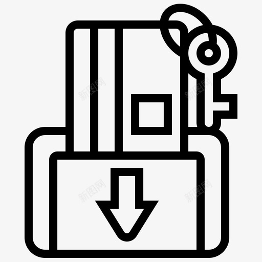 钥匙卡门禁私人svg_新图网 https://ixintu.com 钥匙 卡门 门禁 私人 保安 酒店 酒店服 服务