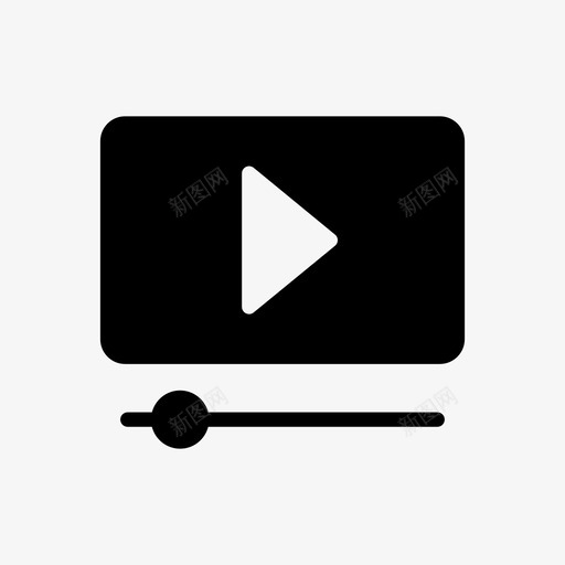 视频播放器电影电影院线符号svg_新图网 https://ixintu.com 电影 视频 播放器 电影院 院线 符号