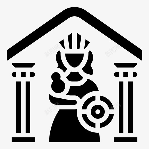 帕台农神庙女神希腊svg_新图网 https://ixintu.com 神庙 希腊 帕台 女神 历史 古希 铭文