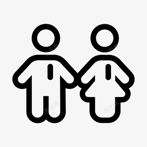 爱男孩夫妇svg_新图网 https://ixintu.com 家庭 男孩 夫妇 女孩 已婚 邮件