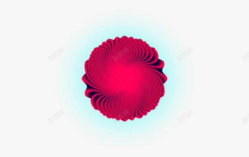 Space Flowers Enjoy视觉酷png免抠素材_新图网 https://ixintu.com 视觉