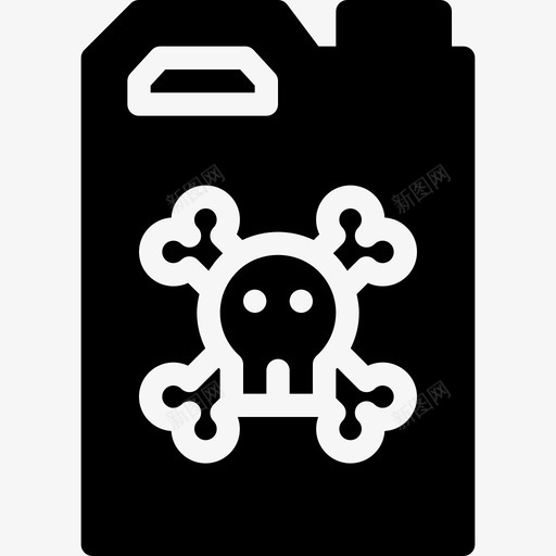 有毒易拉罐小心危险svg_新图网 https://ixintu.com 有毒 易拉罐 小心 危险 警告 固体