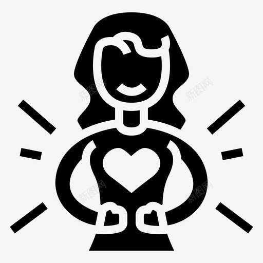 仁爱慷慨善良svg_新图网 https://ixintu.com 仁爱 同情 善良 好心人 慈善 慷慨 雕文
