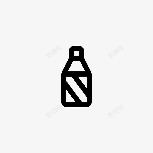 瓶饮料果汁svg_新图网 https://ixintu.com 饮料 果汁 塑料 食品饮料 字形