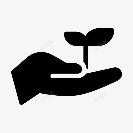 生长护理生态svg_新图网 https://ixintu.com 生长 护理 生态 植物保护 能量 线雕文
