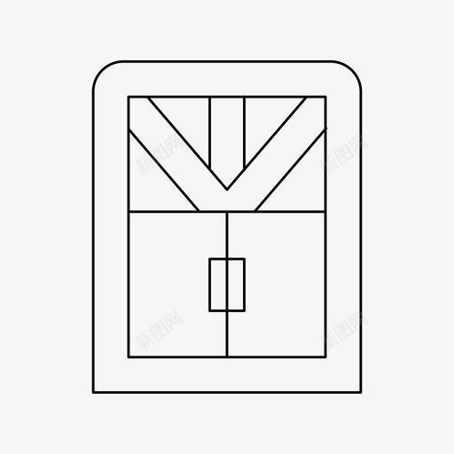 窗平开窗装饰svg_新图网 https://ixintu.com 窗平 开窗 装饰 门内 细线