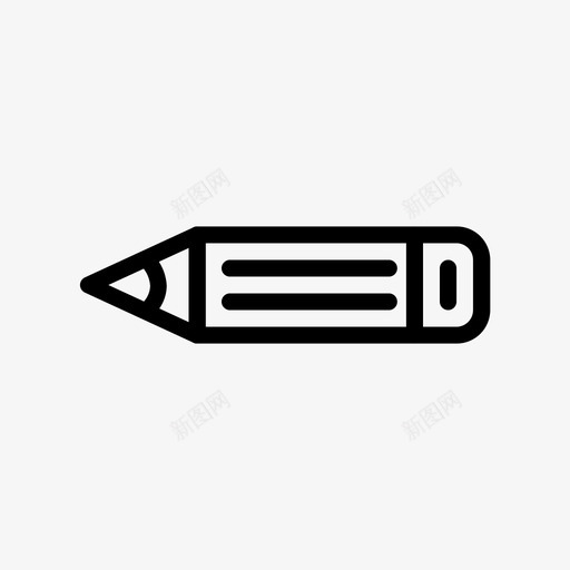 铅笔读书写字svg_新图网 https://ixintu.com 读书 铅笔 写字