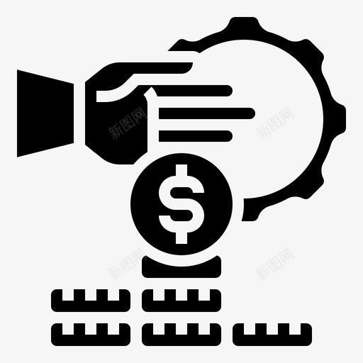 财务预算投资svg_新图网 https://ixintu.com 财务预算 投资 营销 利润 市场 经济 雕文